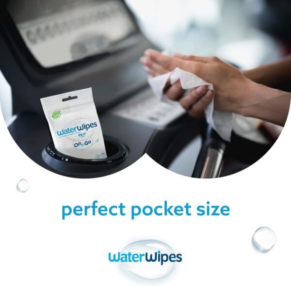 WaterWipes On-the-go Plastic Free Wipes 10 Wipes - Image 2