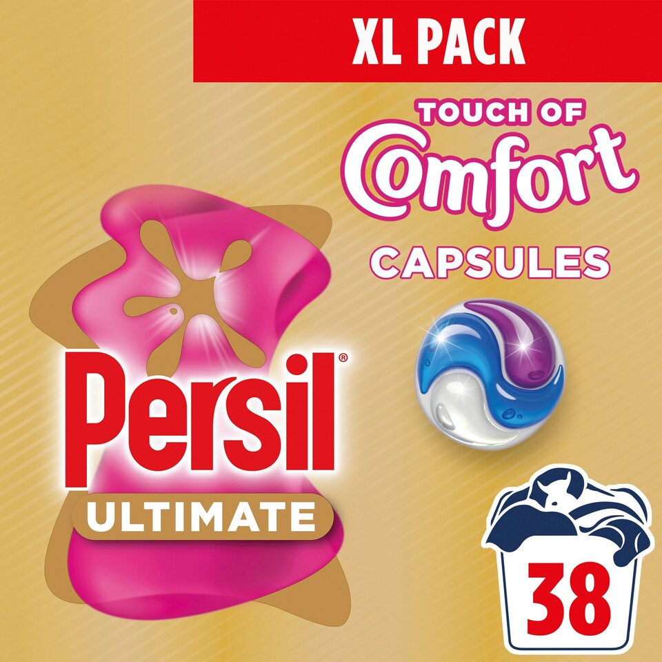 Persil Ultimate Capsules Touch Of Comfort 38 Pods
