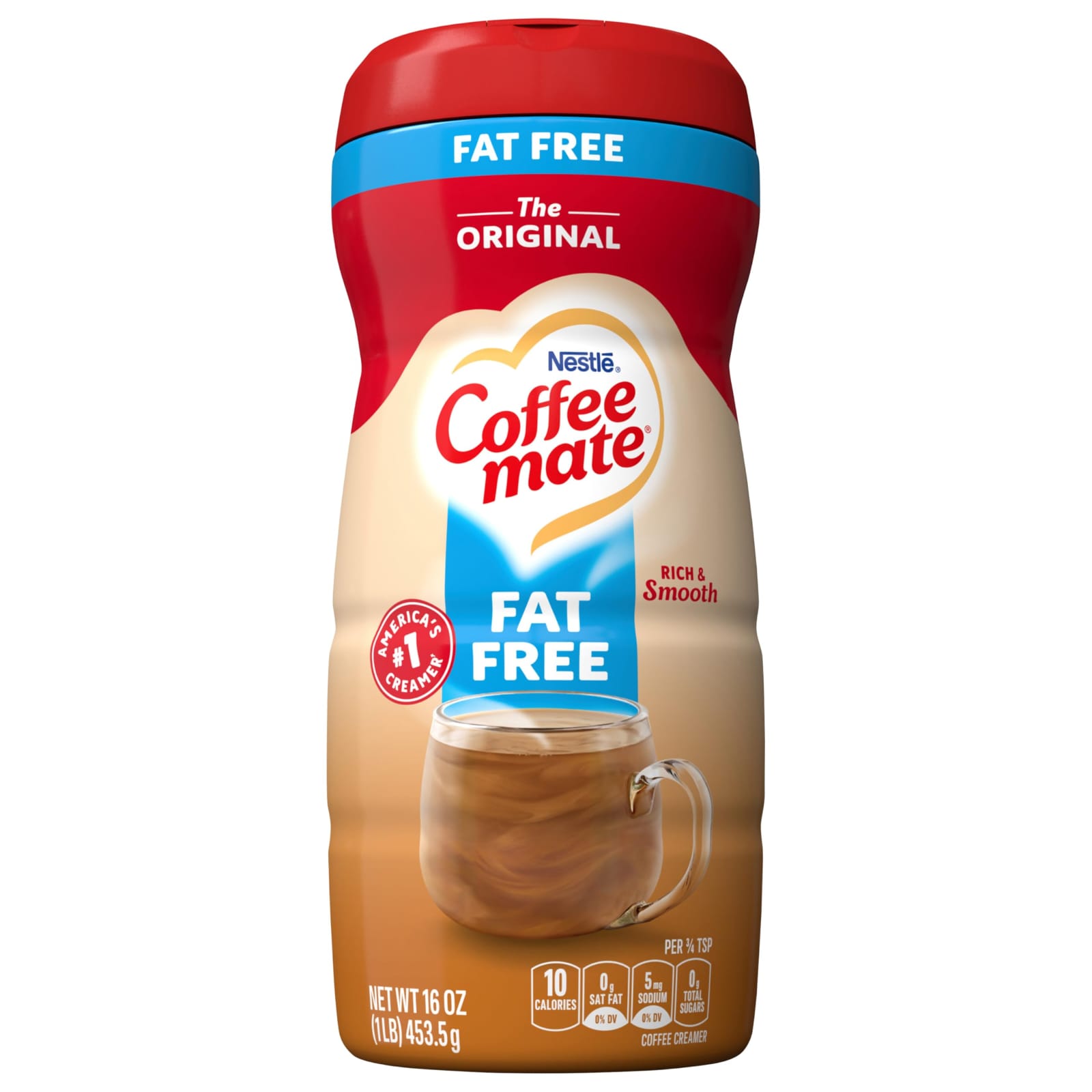 Nestle Coffee Mate Creamer Fat Free 453.5 G