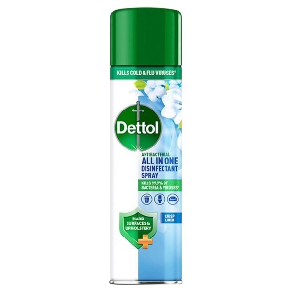 Dettol Crisp Linen Disinefecting All In One Spray 300 ML