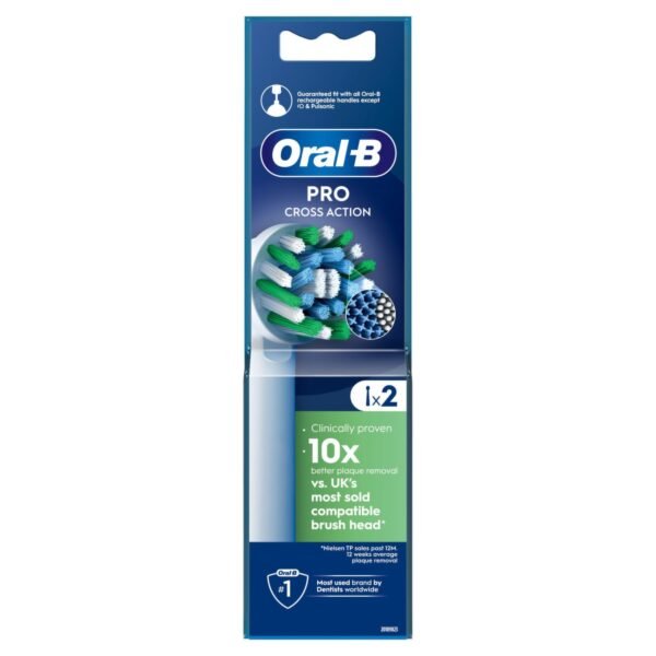 Oral-B Pro Cross Action Refills Heads (2PCS)