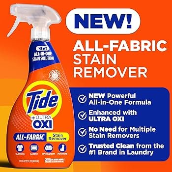 Tide Ultra Oxi All Fabric Stain Remover Spray 650 ML