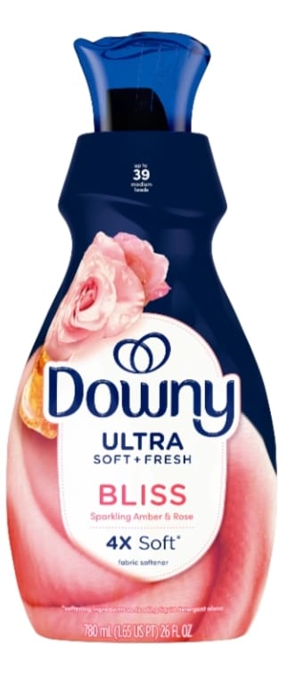 Downy Fabric Softner Ultra Soft Bliss Sparkling Amber & Rose 780 ML