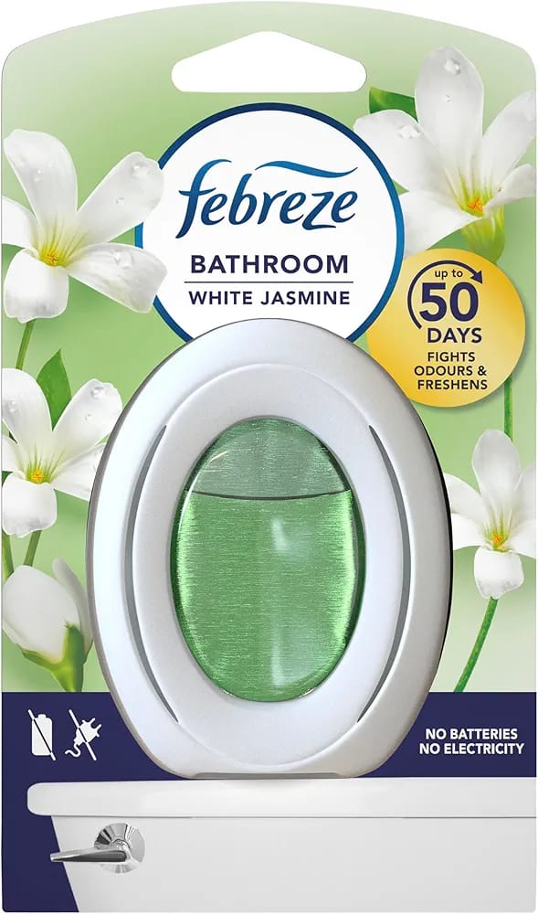 Febreze Bathroom Air Freshener White Jasmine Single 7.5 ML