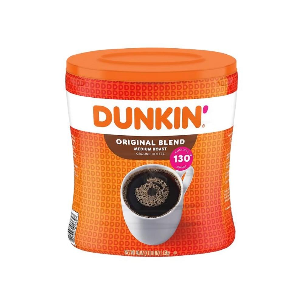 Dunkin Coffee Original Blend Medium Roast 130 Serving 1.13 KG