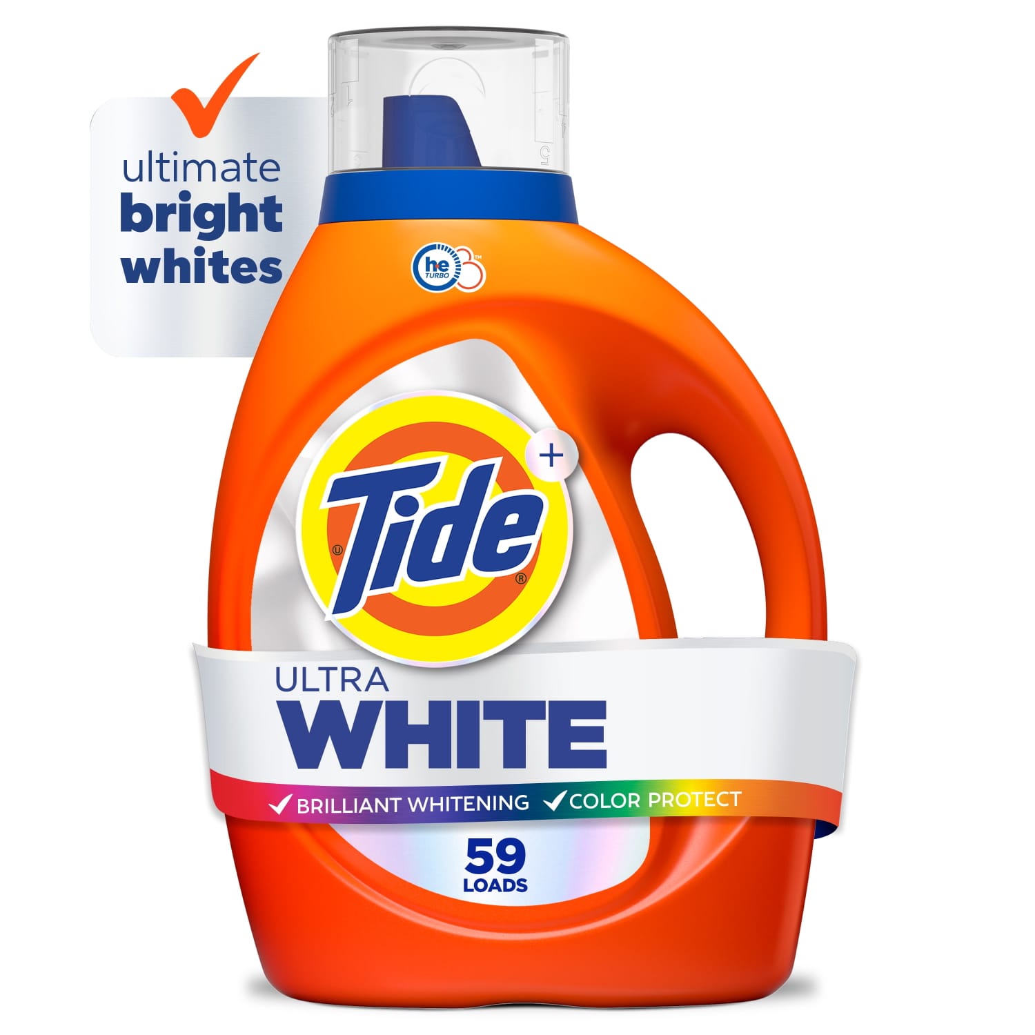 Tide Ultra Oxi White & Bright Liquid Laundry Detergent 59 Loads 2.48 Loads