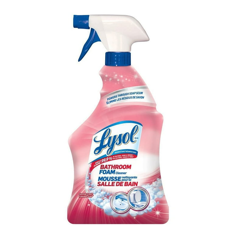 Lysol Bathroom Foam Cleaner Spray Summer Fresh Scent 950 ML