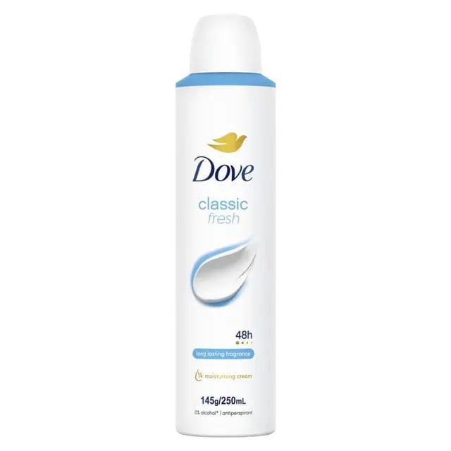 Dove Deo 0 Alcohol Classic Fresh 250 ML