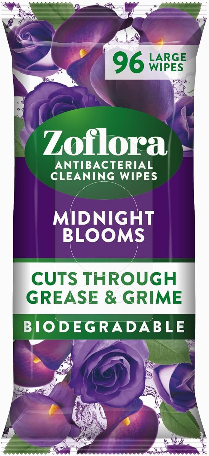 Zoflora Disinfectant Wipes Midnight Bloom 96 SHT