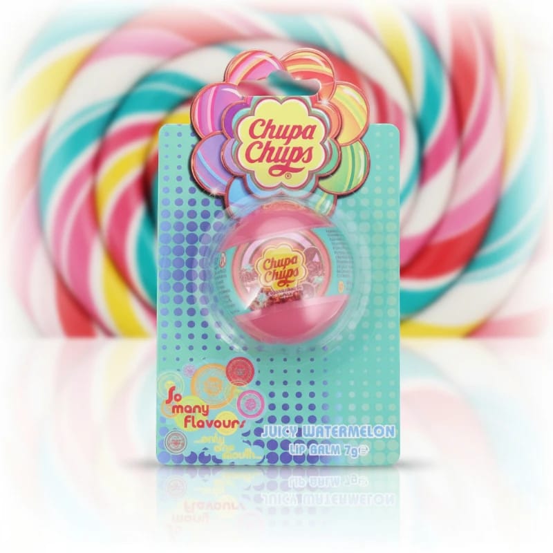 Chupa Chups Round Lip Balm Juicy Watermelon