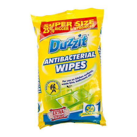 Duzzit Mulipurpose Antibacterial Wipses 50' S