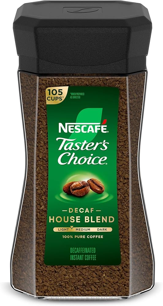 Nestle Taster's Choice Nescafe Decaf 105 Cups 198 G