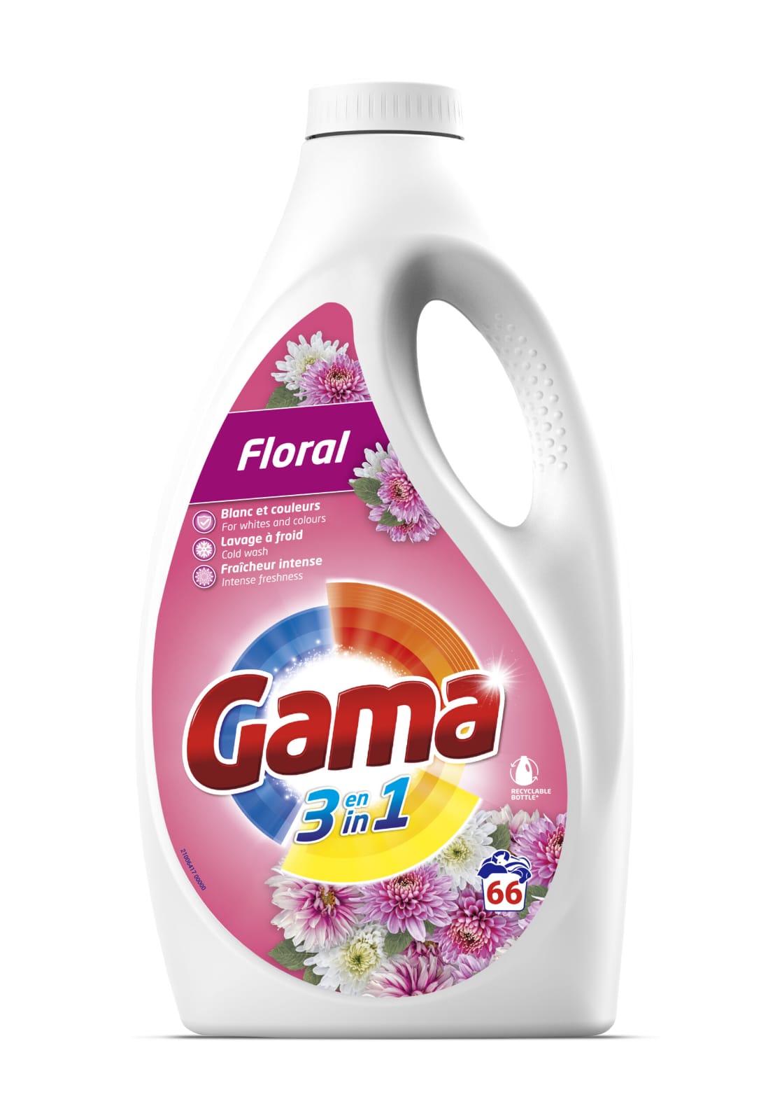 Gama Laundry Liquid Detergent Floral 100 Wash 4.5 Liters