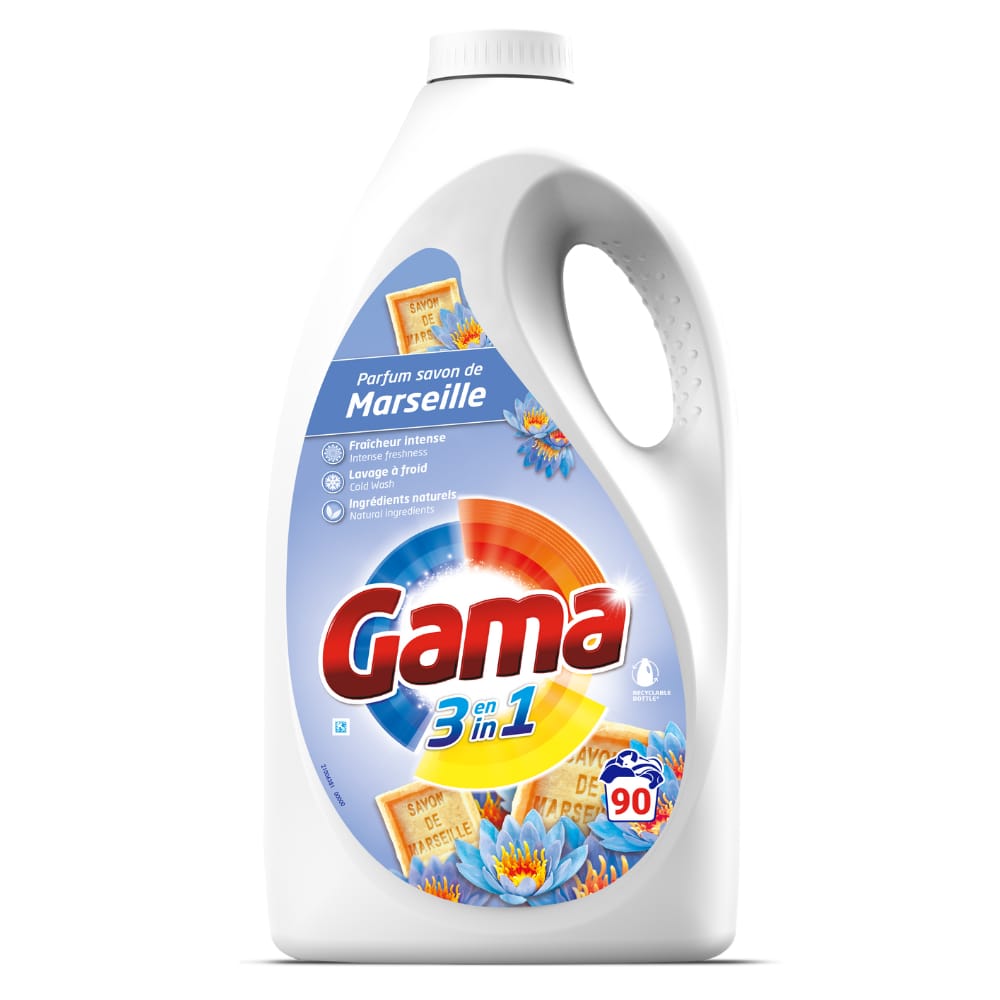 Gama Laundry Liquid Detergent Marseille 90 Wash 4.05 Liters