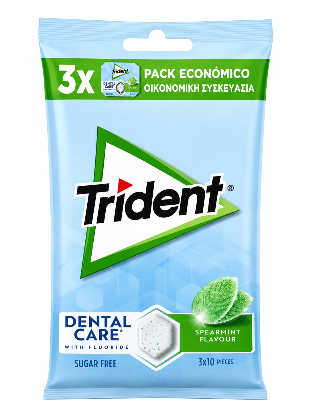 Trident Oral B Spearnint Flavour Suger Free 17 G * 3 PCs