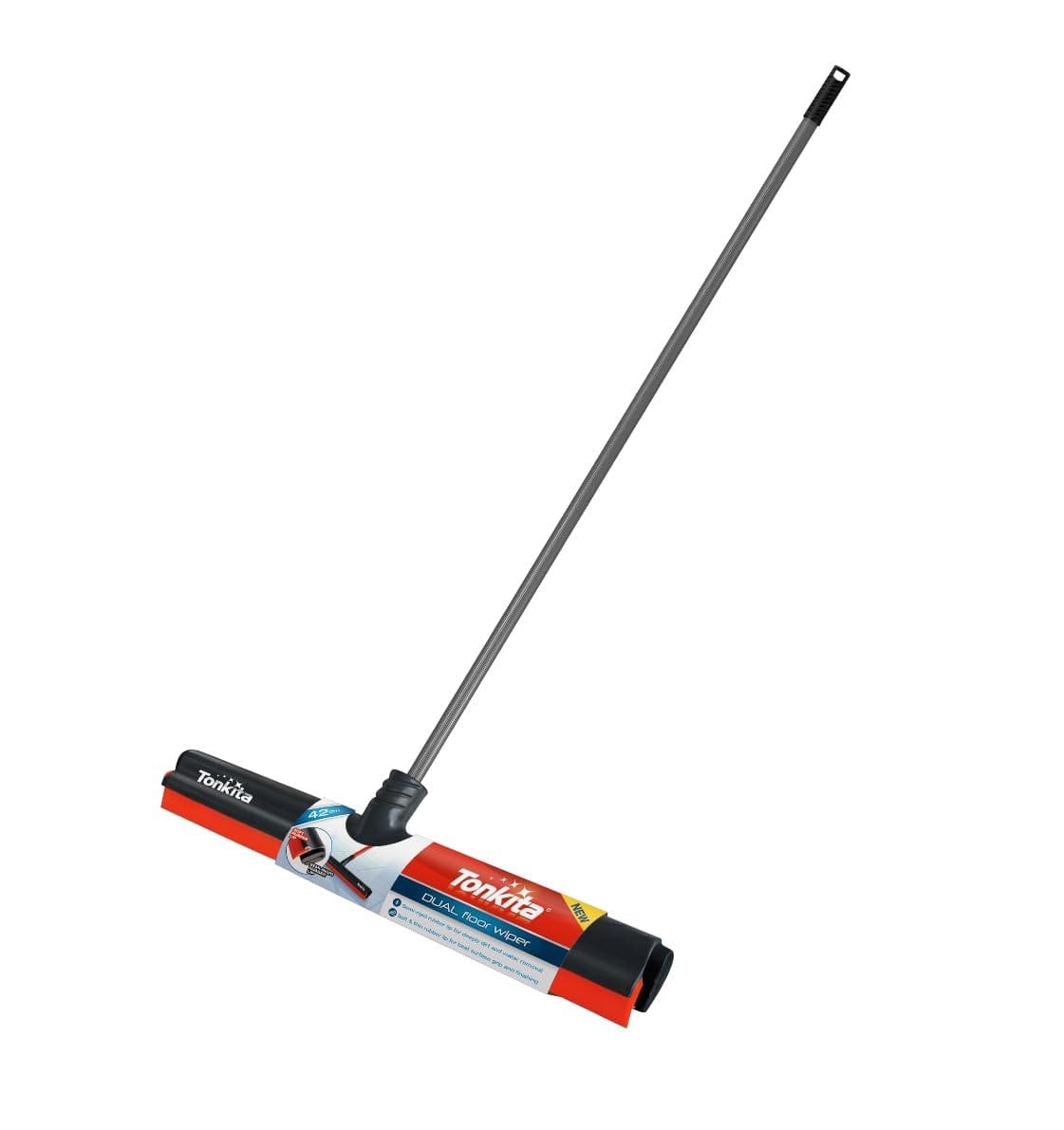 Tonkita Dual Rubber Floor Mop With Handle 42 CM