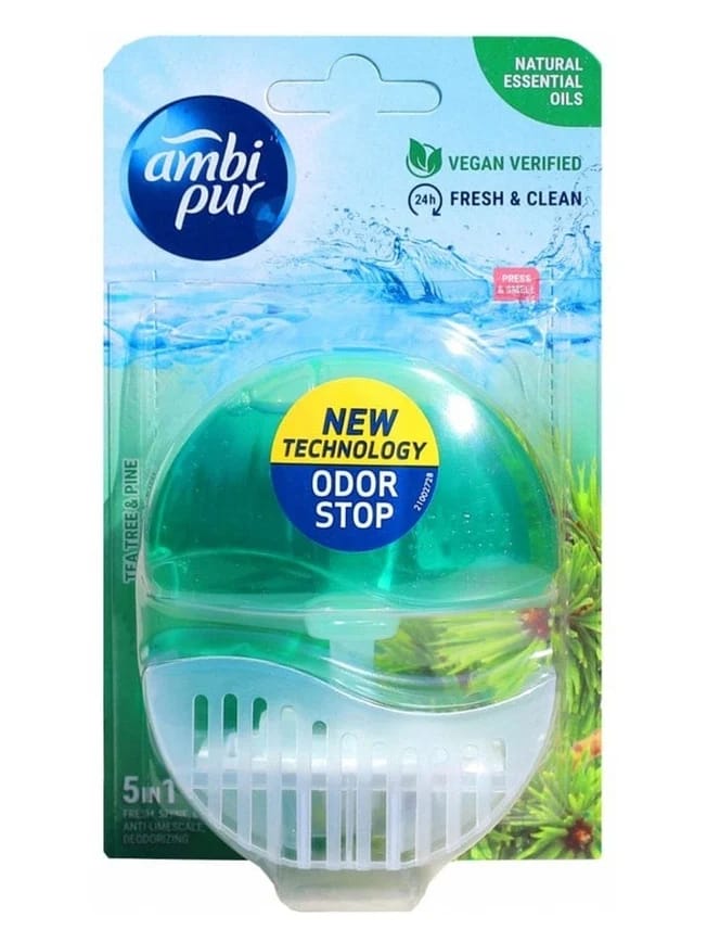 Ambipur Tea Trea & Pine Rim Block 5 In 1