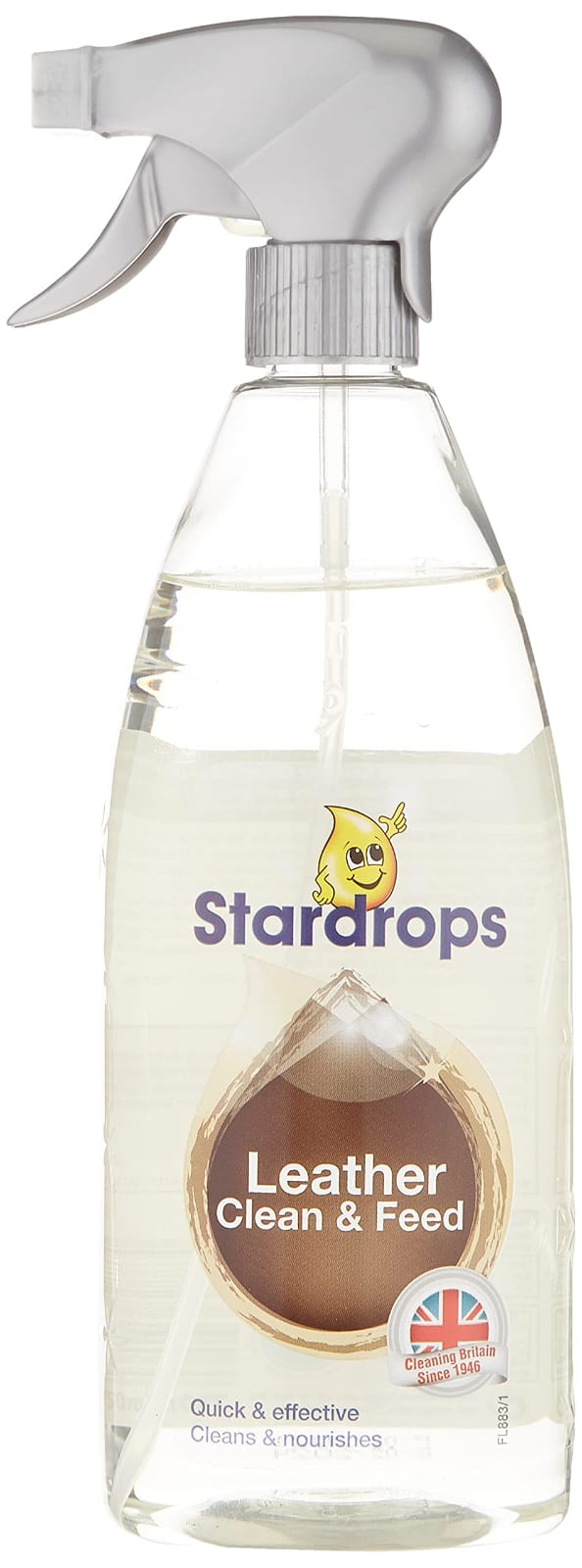 Stardrops Leather Clean & Feed Trigger 750 ML