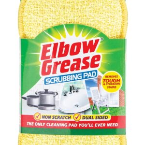 Elbow Grease Scrubbing Pad Yellow 1 PC